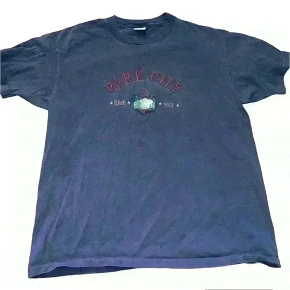 Anvil Other - Single Stitch!! Embroidered Park City T-Shirt